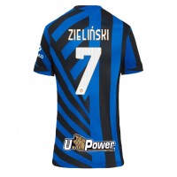 Fotbalové Dres Inter Milan Piotr Zielinski #7 Dámské Domácí 2024-25 Krátký Rukáv